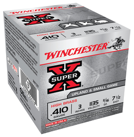 Winchester 410 3" MAX #7.5 Super-X Ammunition 25rds - X4137