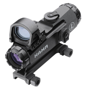 Leupold BLEMISHED Leupold Mark 4 HAMR Rifle Scope with DeltaPoint (Incl. Flat Top Mount) - 4x24mm Illum. CM-R2 & 3.5 MOA 32' 2.7" Matte
