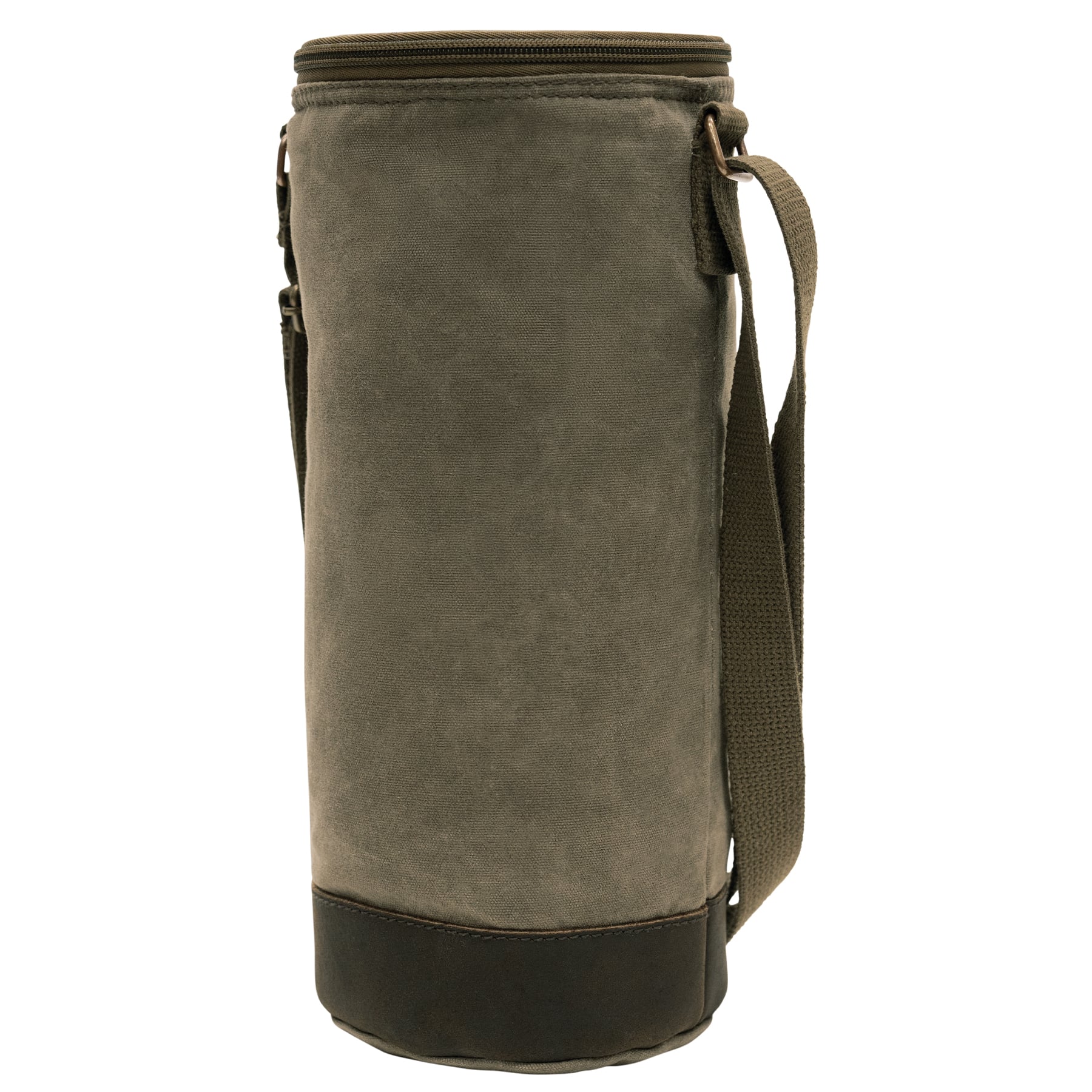 Rothco Waxed Canvas Wine Carrier Tote Bag - Olive Drab