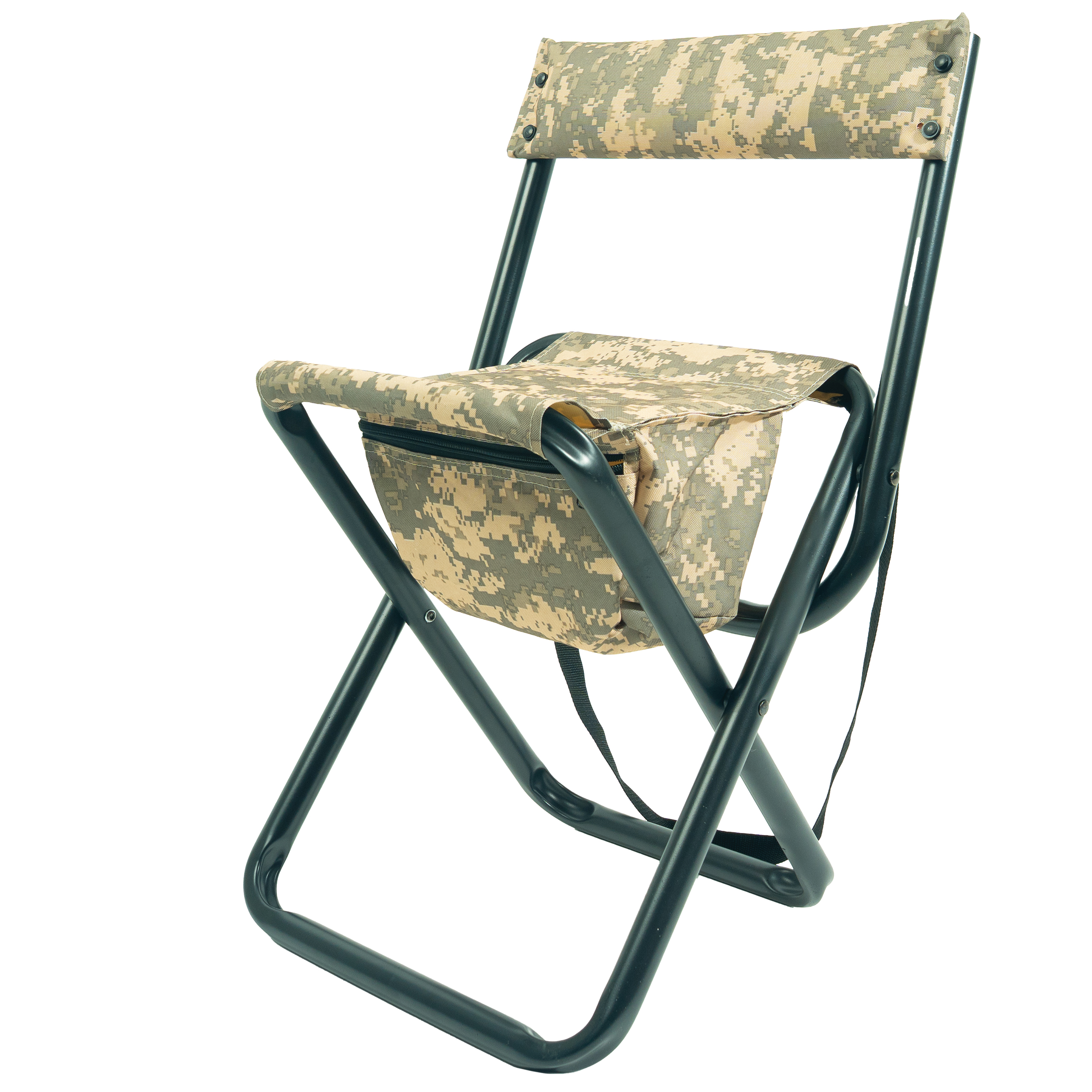 Rothco Deluxe Folding Stool With Pouch - Acu Digital Camo