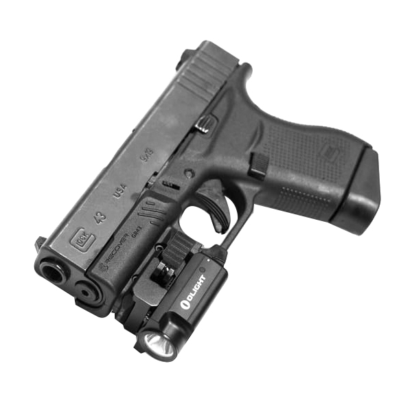 Recover Tactical GR43 Compact Rail Adapter for Glock 43/43X/48, Black - GR4301