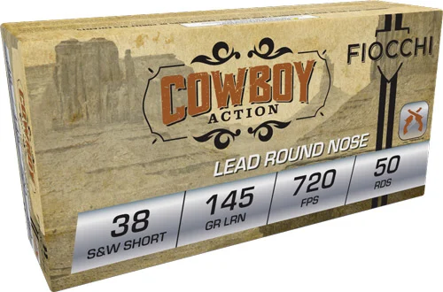 FIOCCHI 38 S SHORT 145GR - LEAD-RN 50RD 20BX/CS