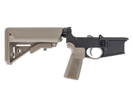 PSA AR15 Complete Lower B5 2 Stage SOPMOD Stock, FDE