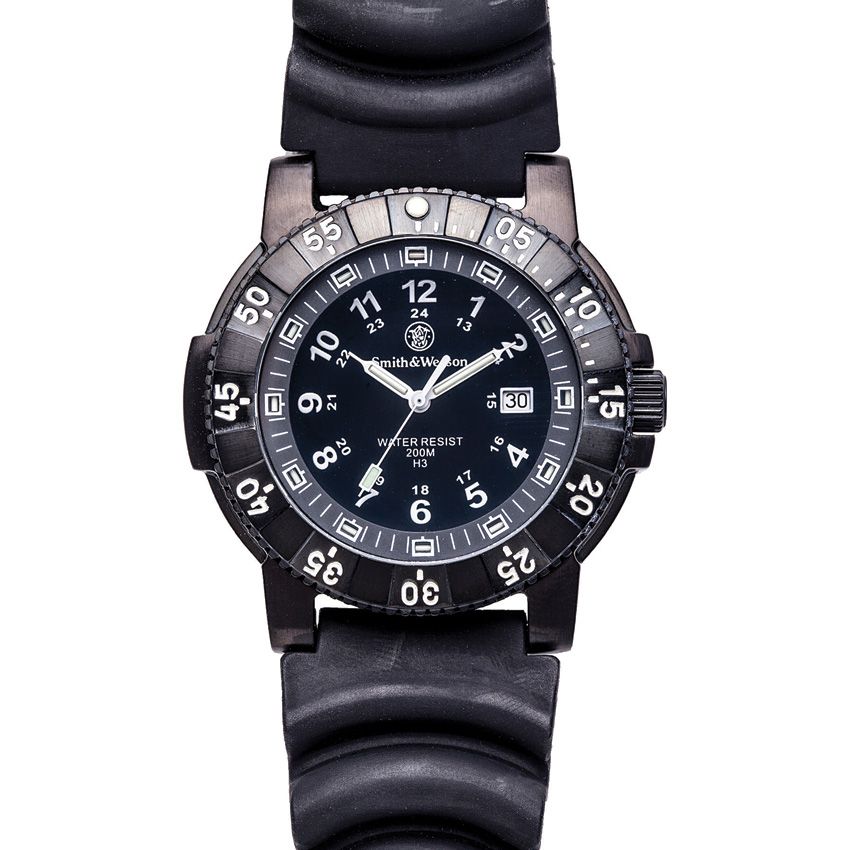 Smith & Wesson Diver Watch, White/Black