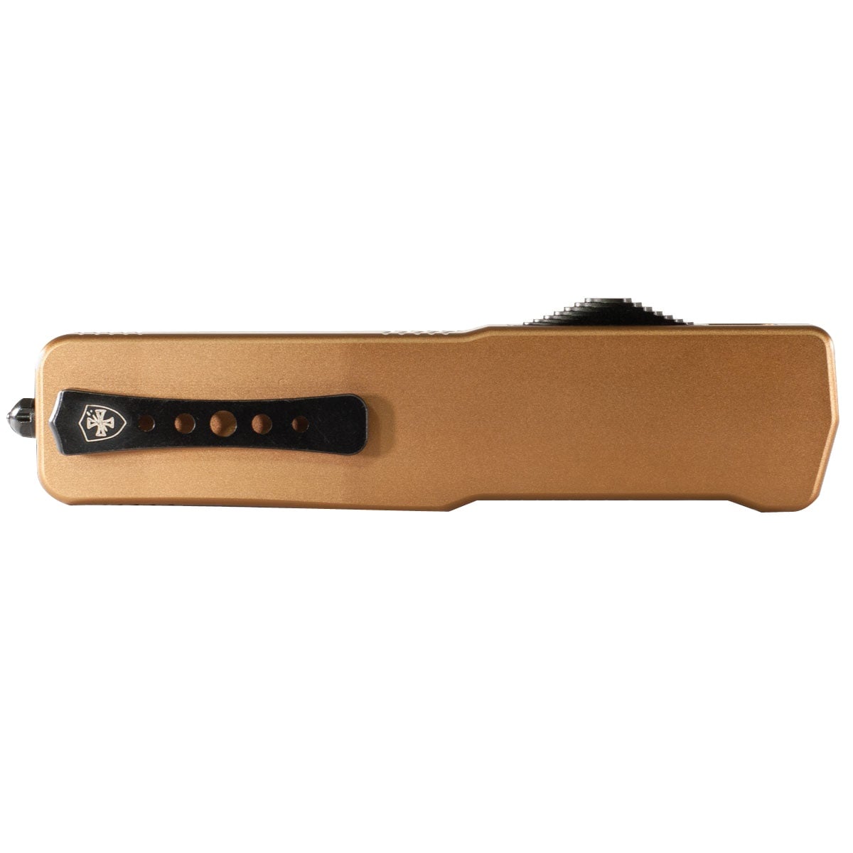 Templar Knife Premium Lightweight Small OTF Knife Drop Point, Bronze Anodized - SA-AB-32-1
