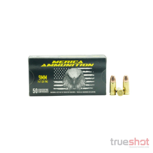 Merica - New - 9mm - 147 Grain - FMJ - 50