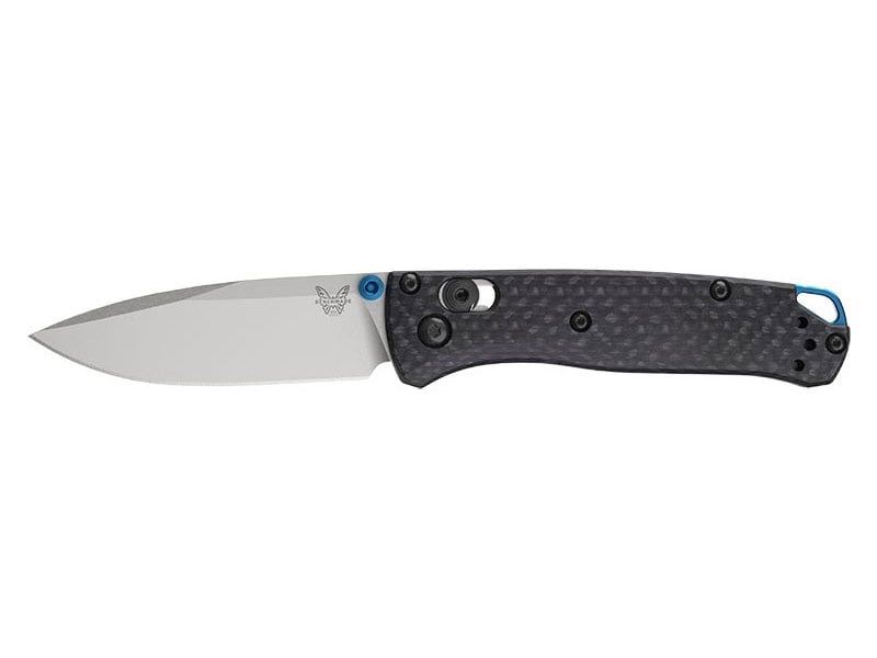 Benchmade Mini Bugout Folding Drop Point Knife, Carbon Fiber - 533-3