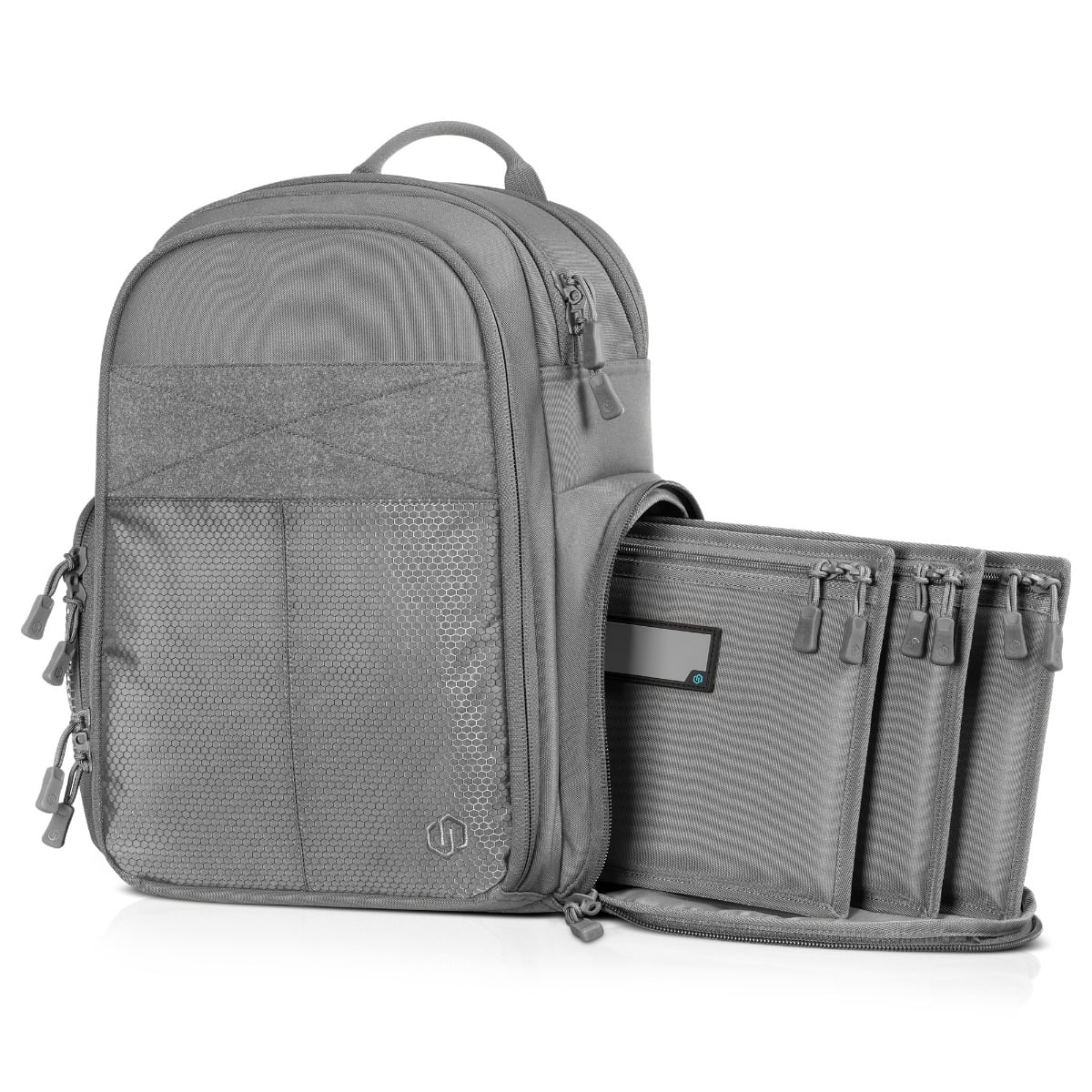 Savior Equipment SEMA Compact Backpack w/ 3 Pistol Cases - SW Gray