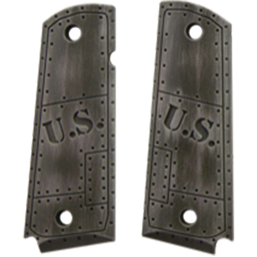 Hogue Extreme Tint Distressed Grip Fits 1911 Government, Green