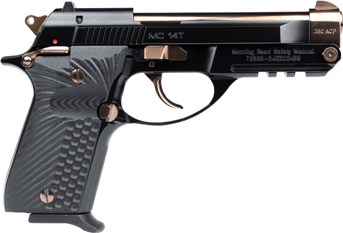 Girsan MC14T .380 ACP Pistol - Rose Gold/Gloss Black