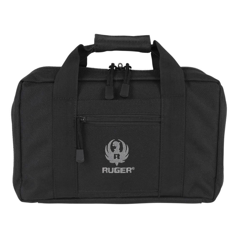 Ruger 13.20" x 1.60" x 9.40" Double Pistol Case, Black