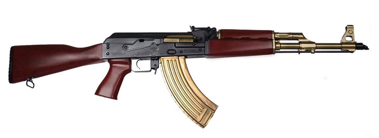 ZASTAVA ARMS ZPAP M70 16.25" 7.62X39MM AK RIFLE, BLACK/GOLD