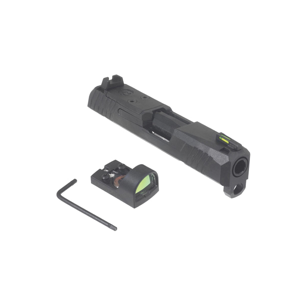 Ruger Standard Slide Assembly Fits Max-9, Black - Reliable Replacement - 90745
