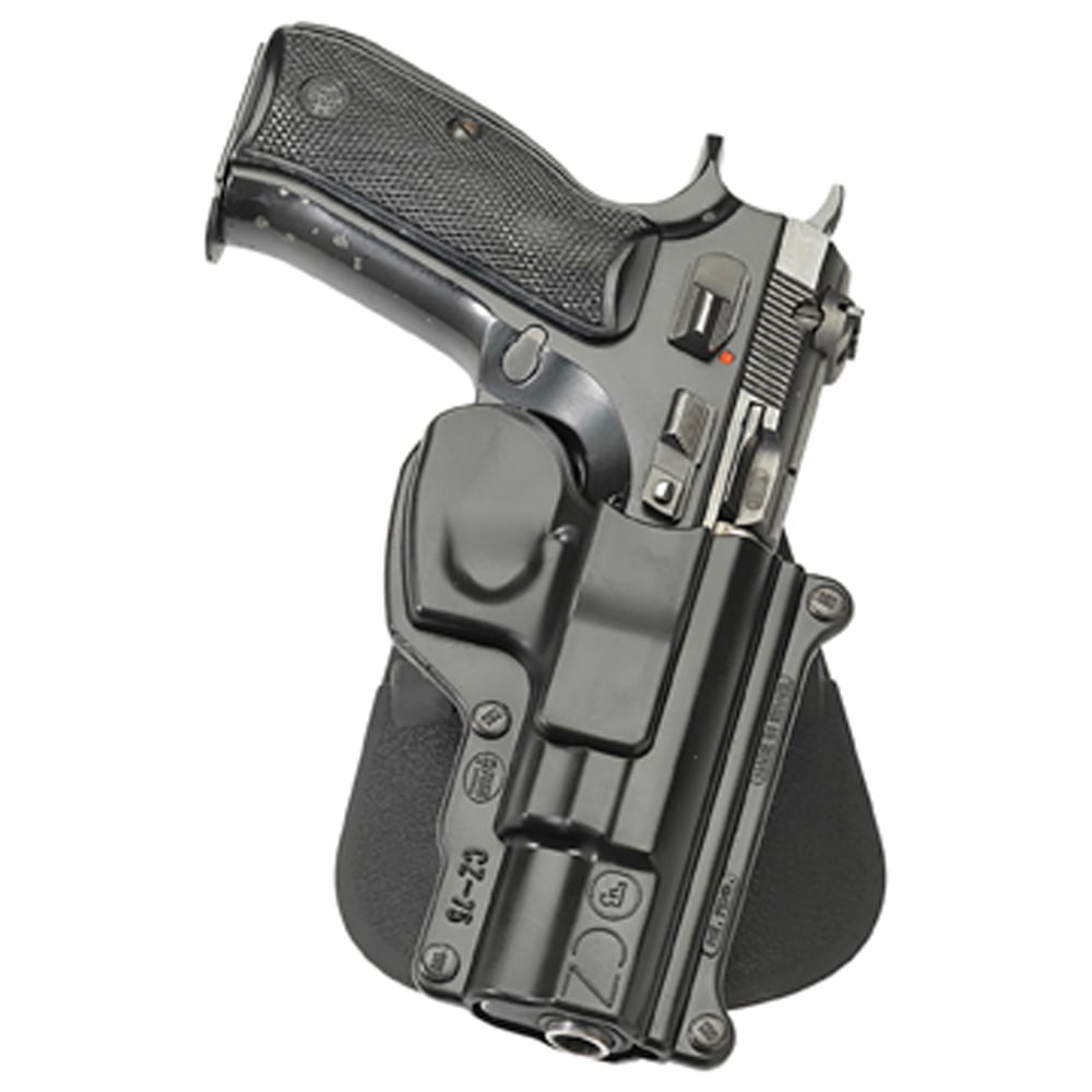 Fobus Standard Right Hand 75B/75BD Cadet 22 Holster, Smooth Black - CZ75