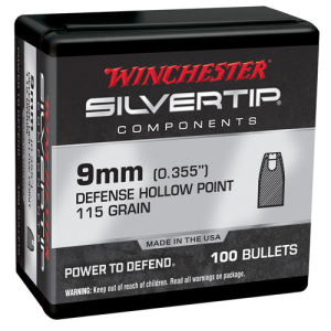 WINCHESTER AMMO Reloading STHP 9mm 115 Grain 100rd
