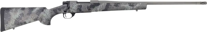 HOWA M1500 FENCE LINE 7MM MAG - 24" THREADED GREY LIGHT CAMO