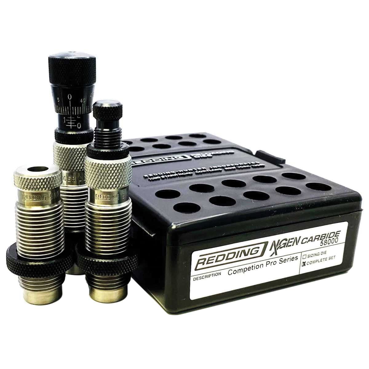Redding Reloading Equipment NxGEN Competition Pro .38 Special/.357 Magnum Revolver Die Set