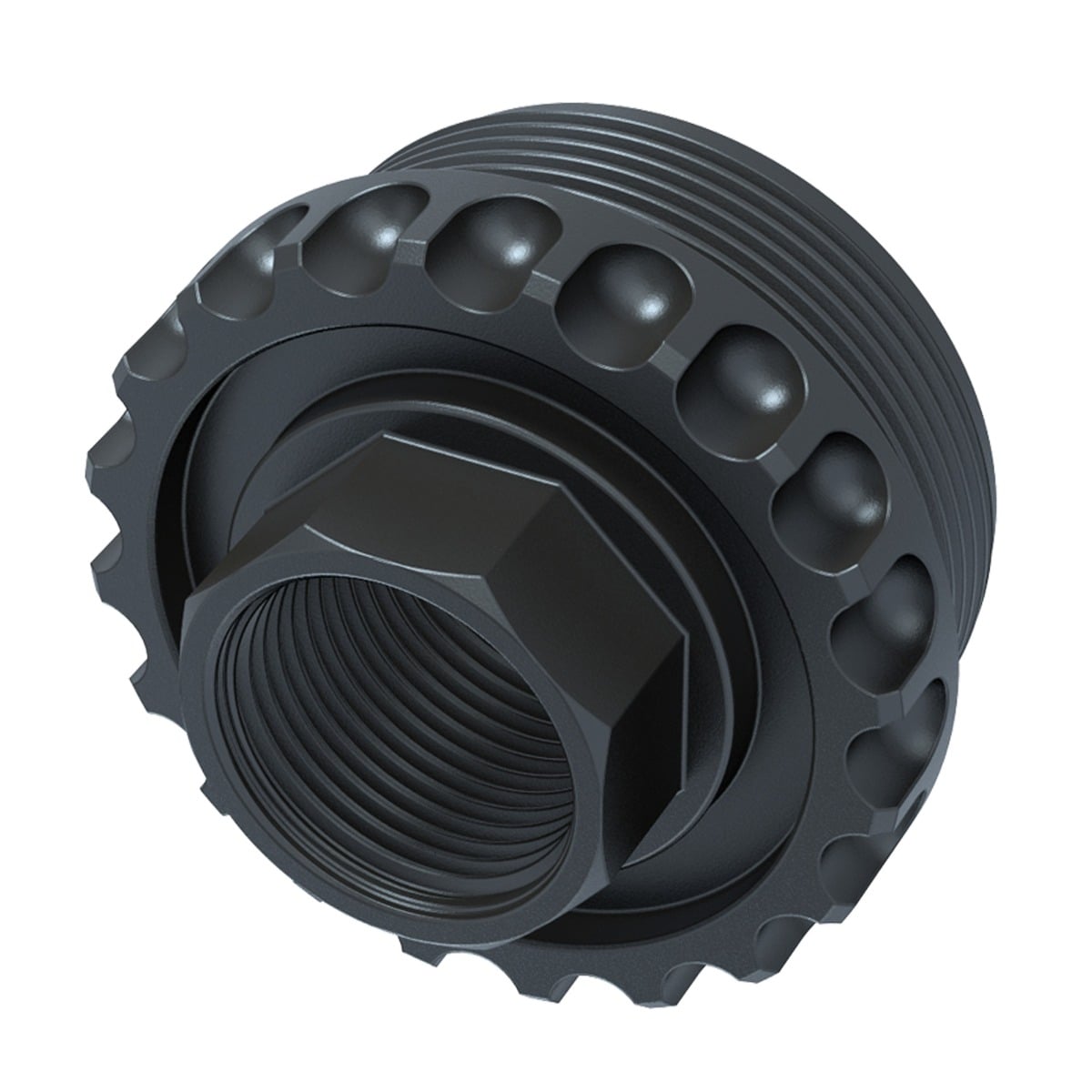 Lantac ADC Direct Thread 5/8-24 Titanium Hub 1.375x24