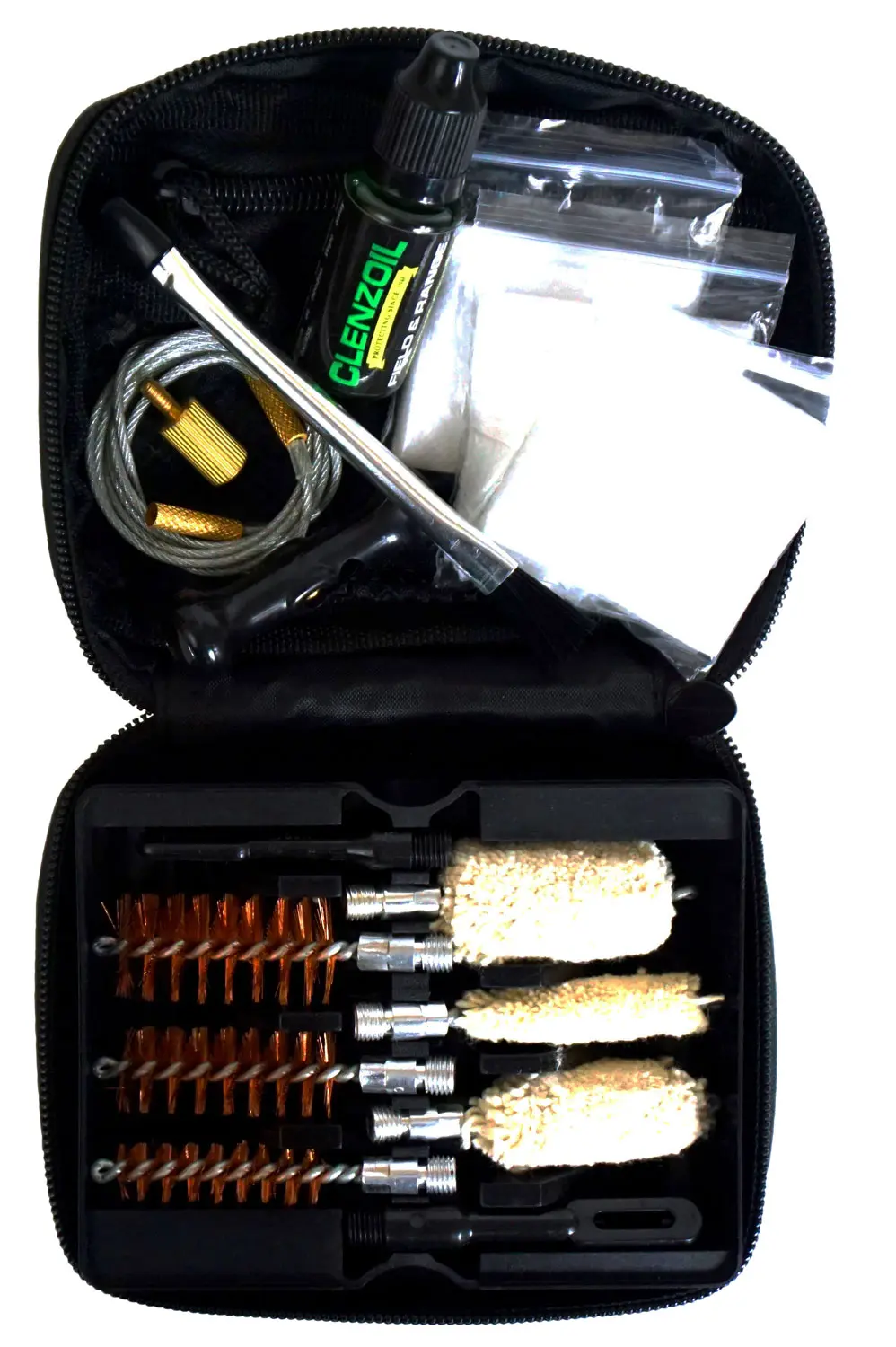 Clenzoil 2465 Field Range Cleaning Kit Multi-Gauge Shotgun/12 Pieces Black