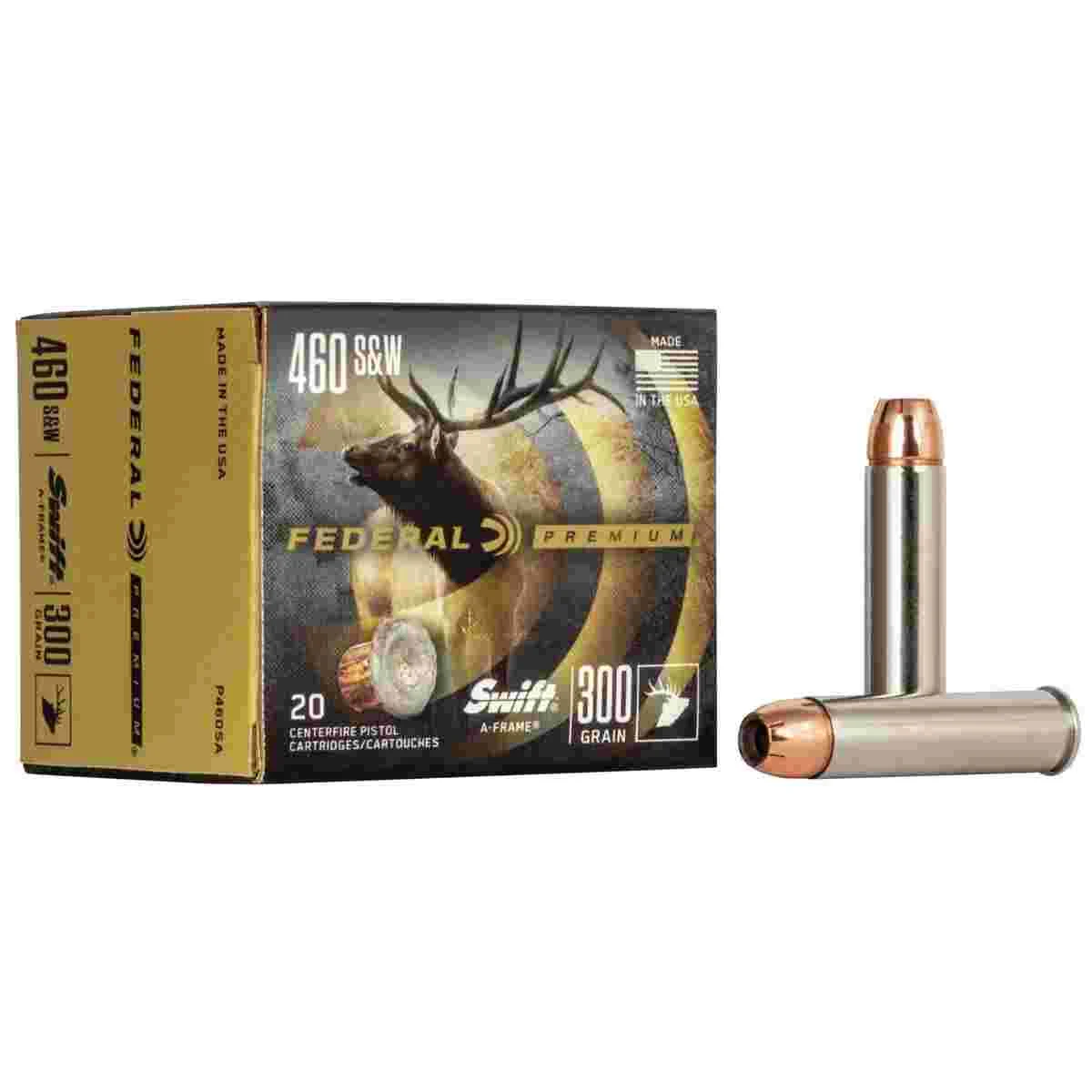 Federal Premium Vital-Shok Handgun Ammunition .460 S 300 gr SAF 1750 fps 20/box