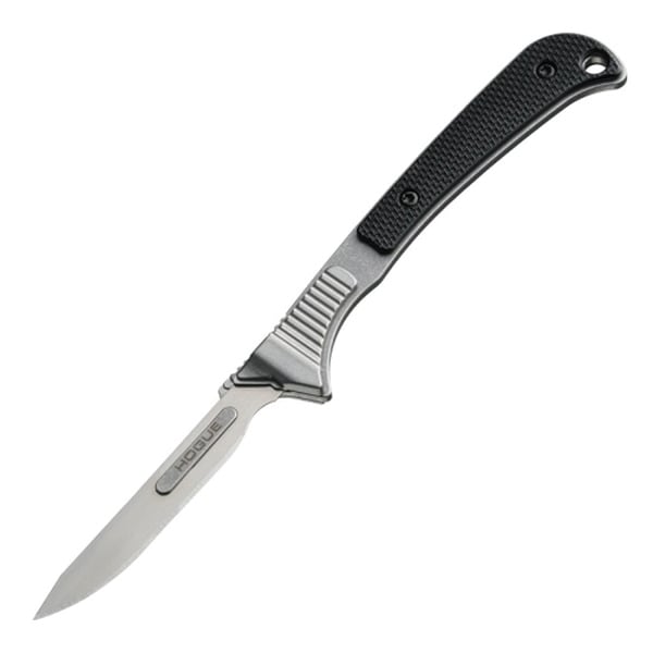 Hogue Expel Fixed Knife Scalpel Black - Versatile for Tactical Tasks - 35876