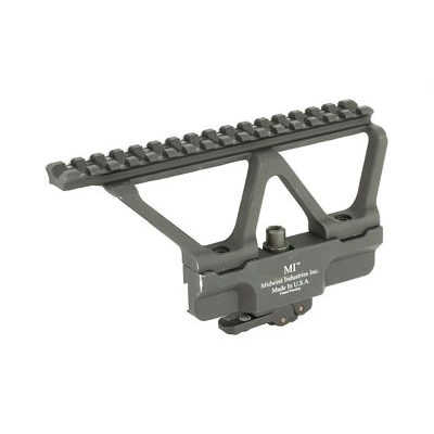 Midwest Industries AK Scope Mount Generation 2 Fits AK 47/74 w/ Picatinny Rail - MI-AKSMG2-R