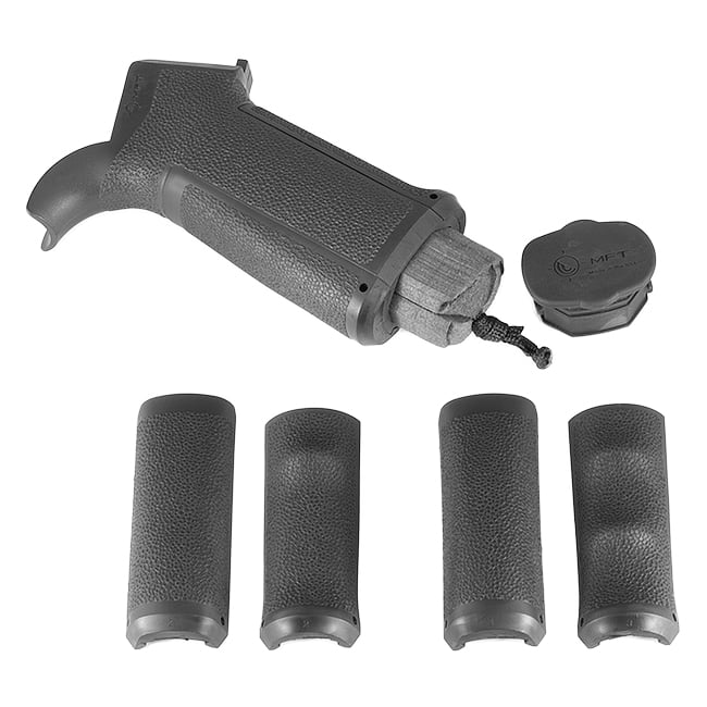 MFT Engage Tactical AR15/M16 Pistol Grip W/ Interchangeable Straps, Black - EPGI16