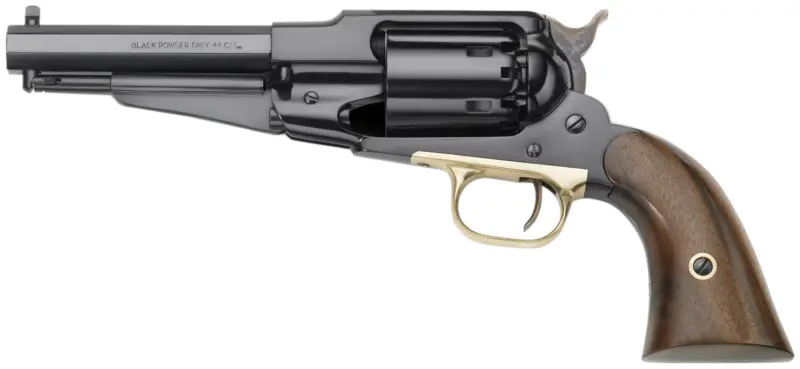 Pietta PF58ST44512 1858 Army Remington Sheriff 44 Cal 5.50" 6rd Blued Frame, Cylinder Octagon Barrel, Walnut Grip