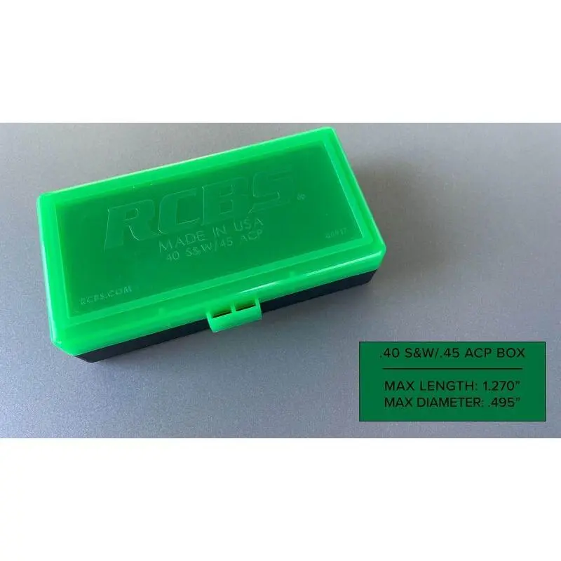 RCBS Impact Resistant Ammo Box .40 S/.45 ACP