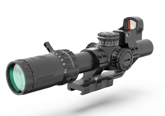Swampfox - Arrowhead 1-10, w/ Freedom Mount, and Liberty 2 Red Dot - SWB110-ARB-FDM-L2R