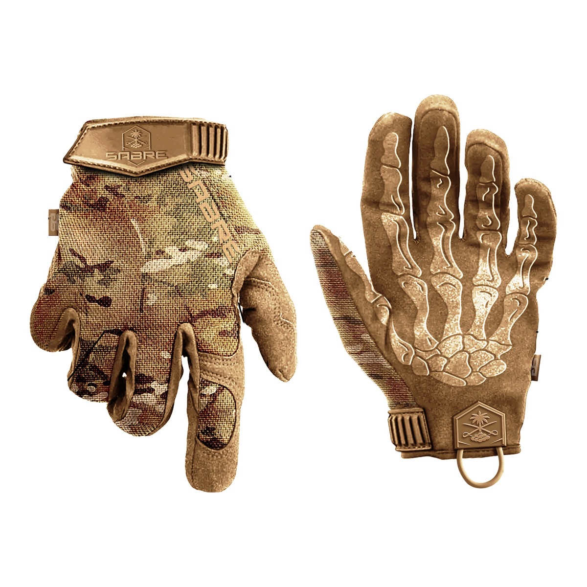PSA Sabre Skeleton Glove - Multi-Cam - 2XL
