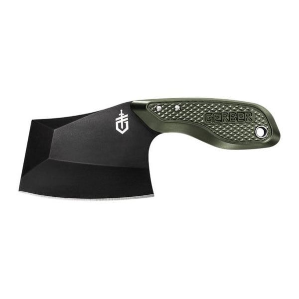 Gerber Tri Tip Mini Cleaver Knife, Green - 31-003727