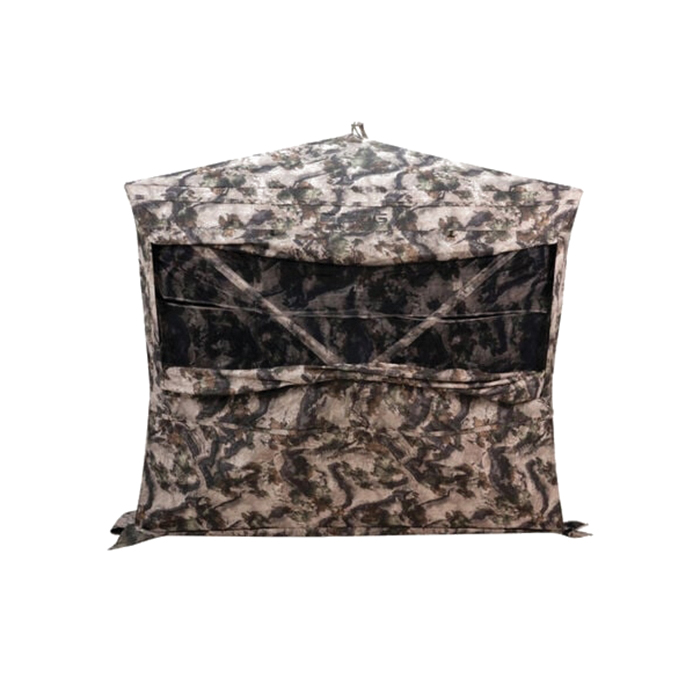 BOG Grave Digger 83" x 83" x 73" Ground Blind, Mossy Oak Terra Camouflage