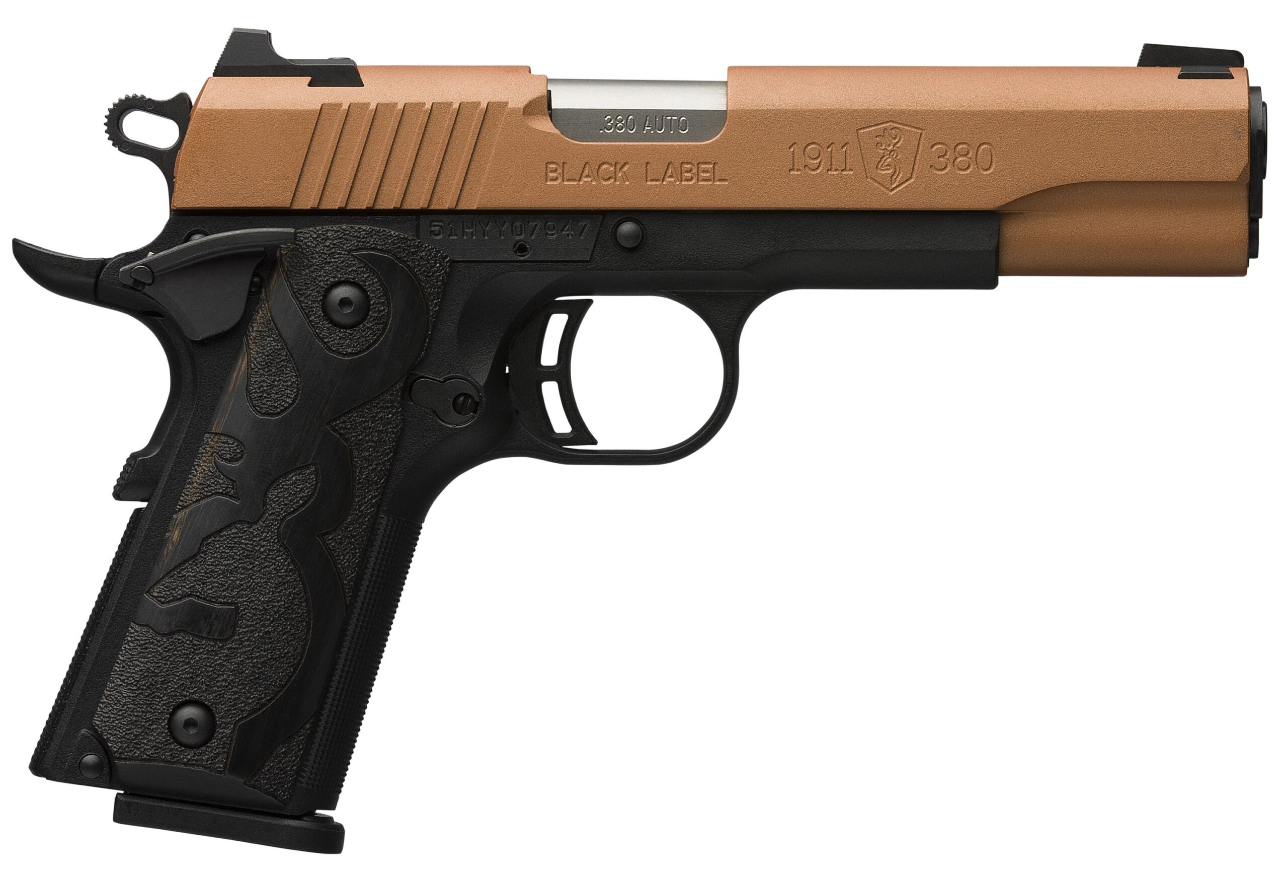 Browning 1911-380 Black Label FS 4.25" Semi-Auto Pistol