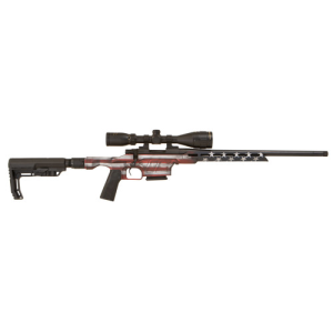 HOWA Mini Action 6.5 Grendel 20" 5+1 Bolt Rifle w/ 4-12x40 Scope - US Flag Folding Chassis