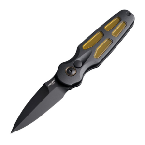 Hogue-Knife Hogue Ballista II Automatic Folder Knife 2-3/5 Spear Point Blade Black with Ultem Inserts