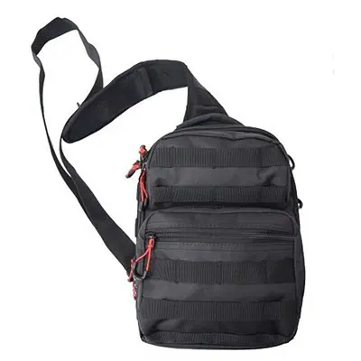 SENTINEL EDC TACTICAL SLING PACK W/INTEGRATED HOLSTER BLACK