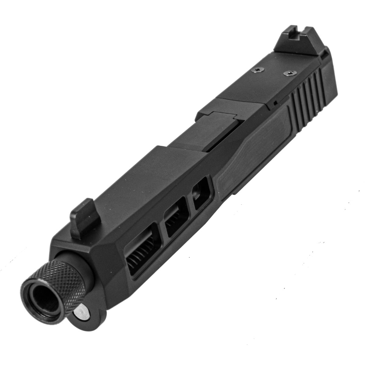 PSA Dagger Complete SW1 RMR Slide Assembly With Threaded Barrel, Black