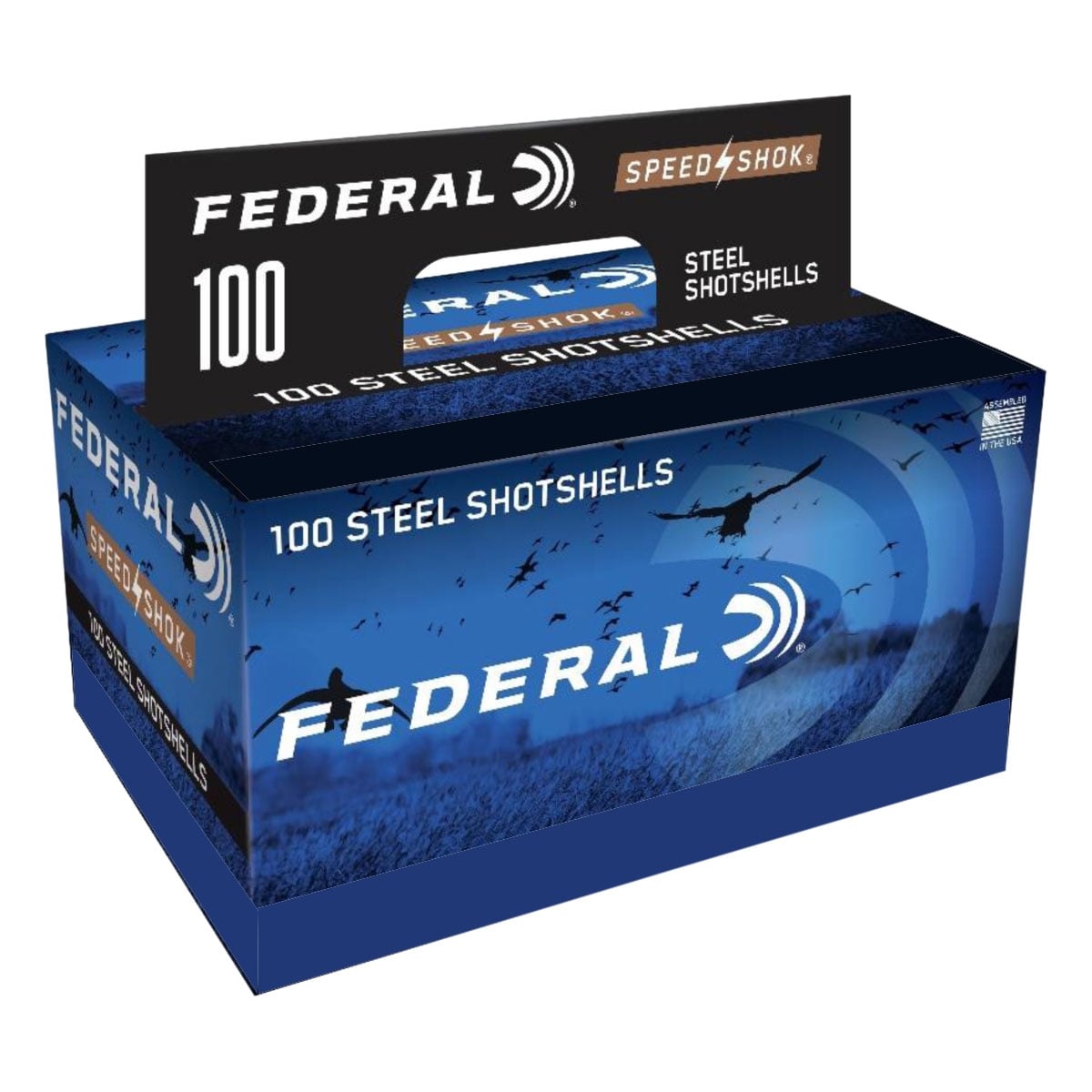 Federal Speed-Shok Load 12 Gauge 3 in. 1 1/4 oz. 4 Shot 100 rd. - No Credit Card Fees - Low, flat rate shipping
