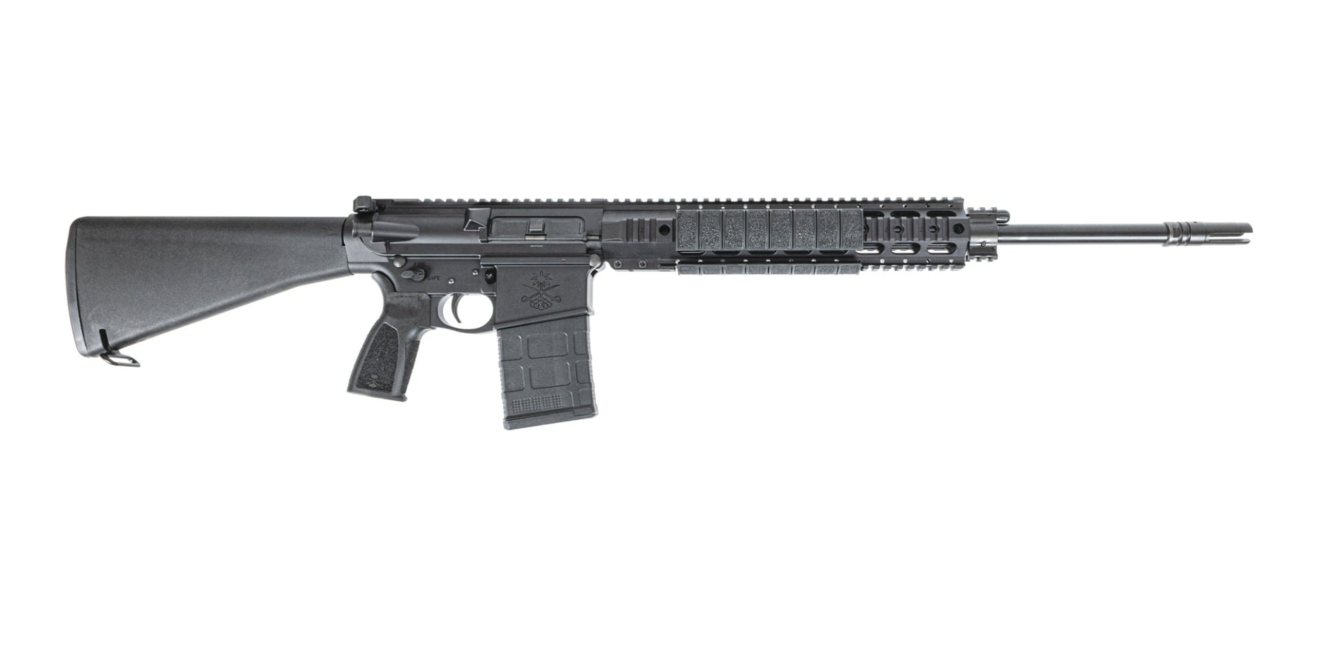 PSA Sabre AR-10 Rifle Forged 20" .308 w/ 12.5" Quad Rail & A1 Stock