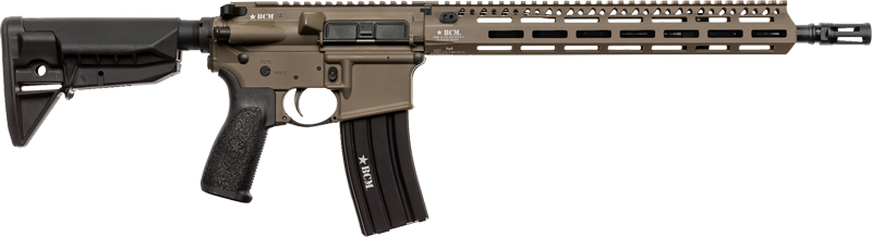 BCM RECCE-14 MCMR AR-15 5.56MM Rifle in Flat Dark Earth