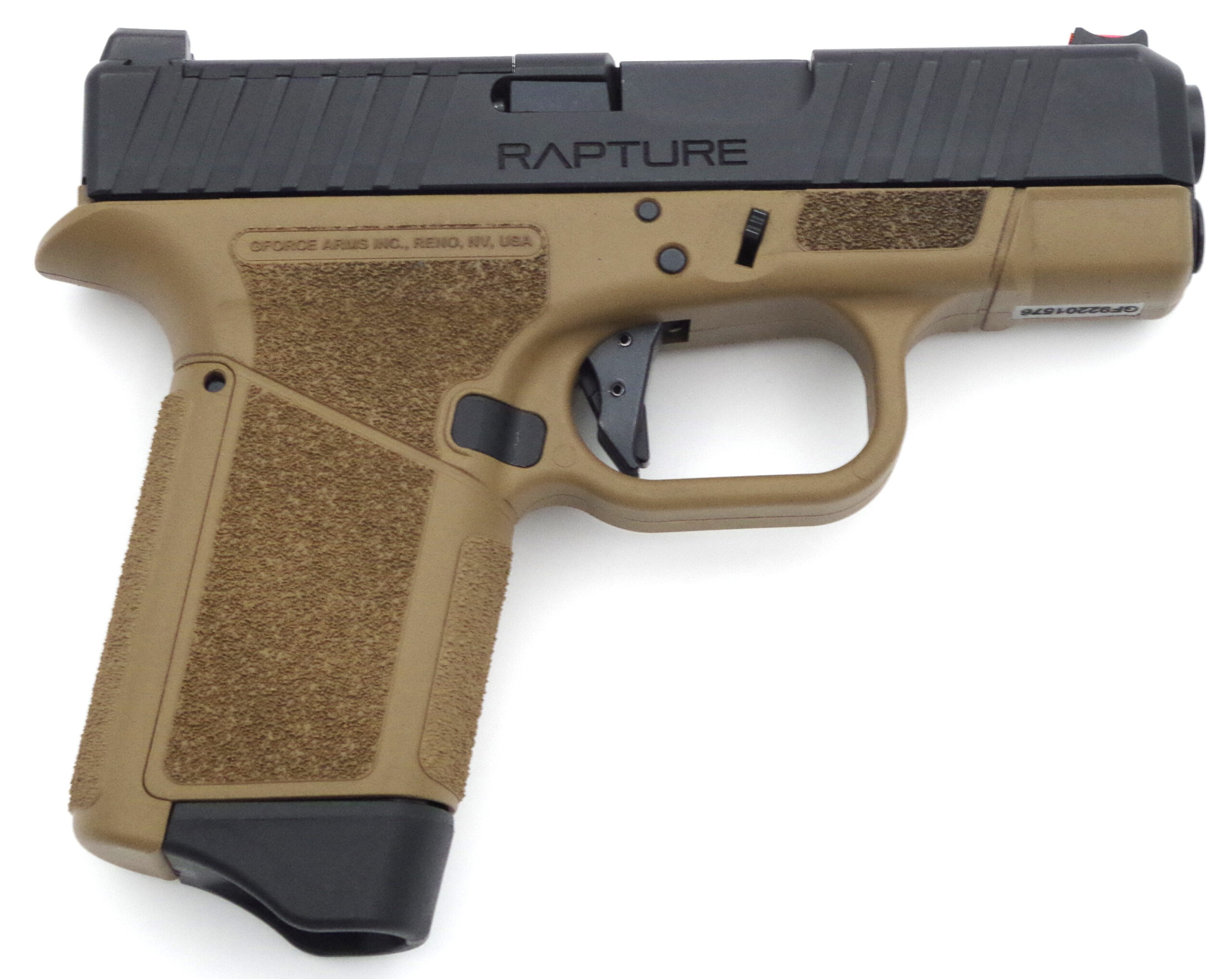 GForce GF9 Rapture 9mm Semi-Auto Pistol 3.25"