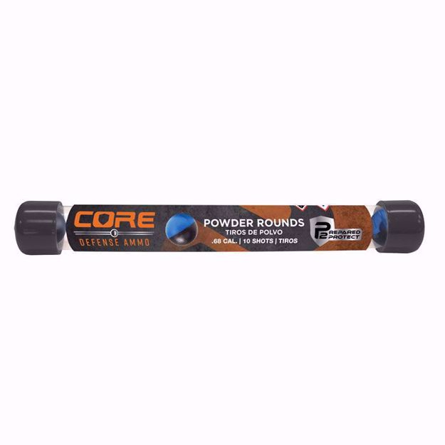 P2P .68 Cal Core Defense Powder Rounds 10 Count, Blue/Black - 2292310