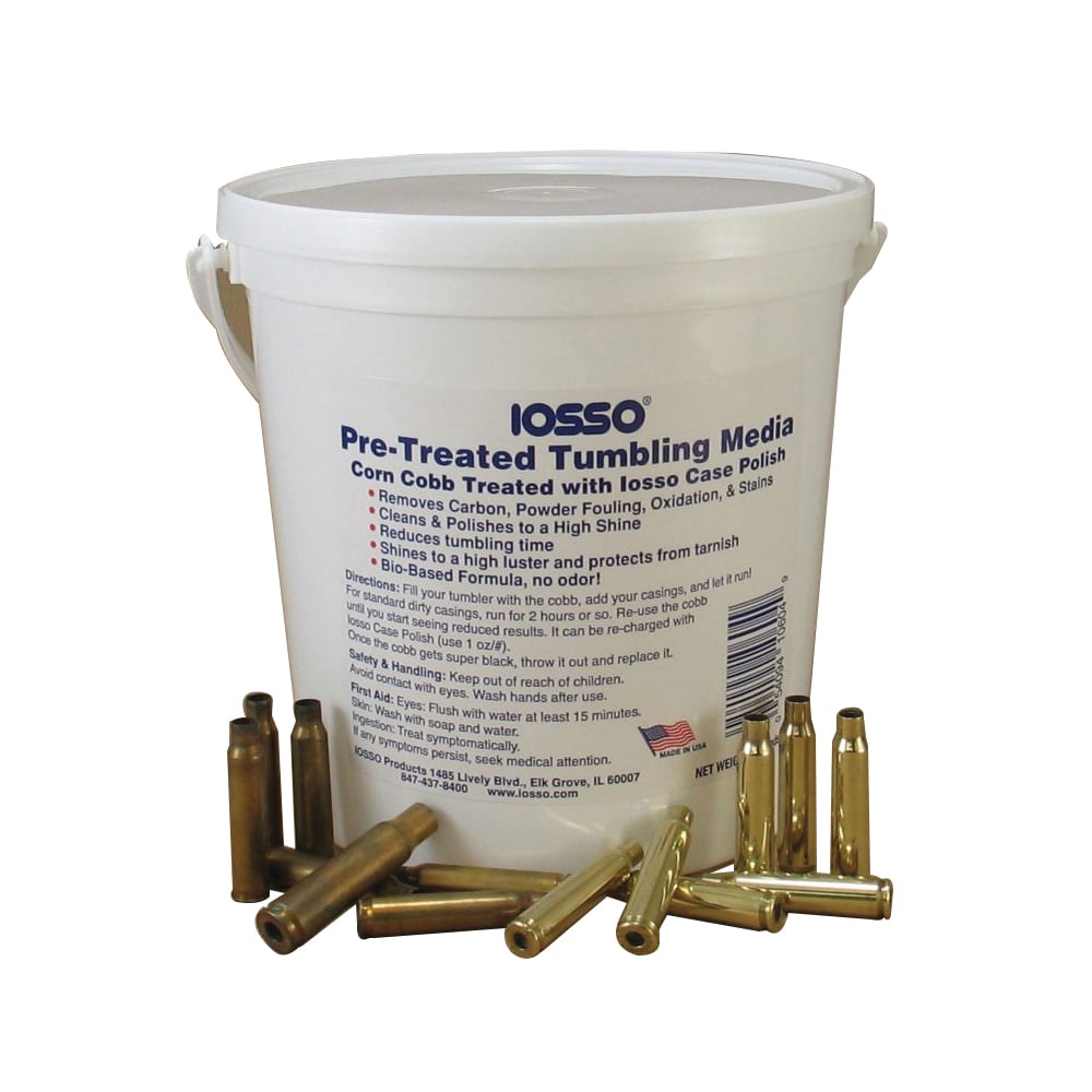 IOSSO Products Pre-Treated Tumbling Media Mix w/Case Polish, 3 lb