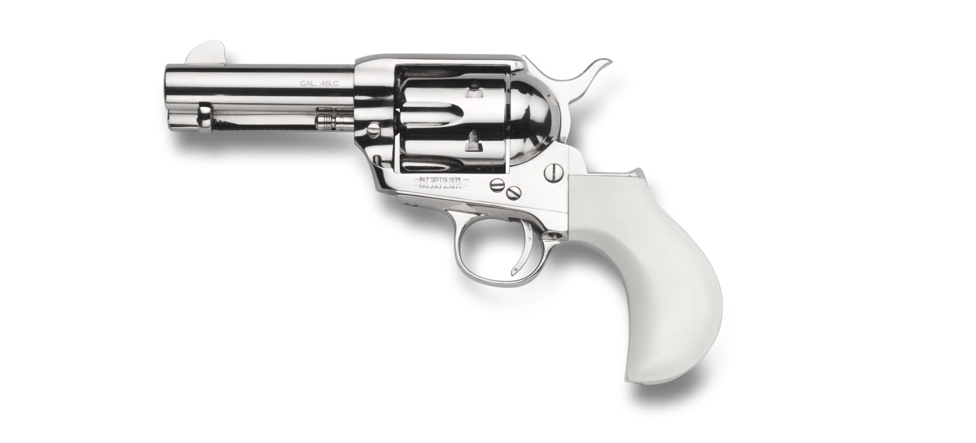 Taylor's Company 1873 TC9 9mm Revolver, Nickel Finish