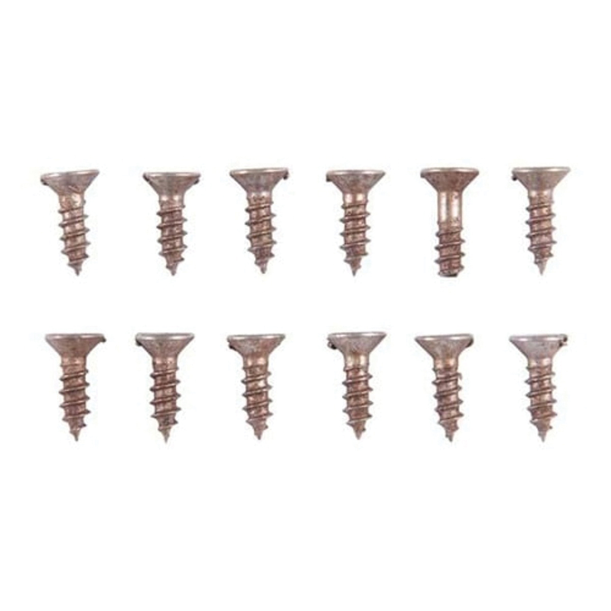 Brownells #4 x 0.38" Flat Head Wood Screw, Pack of 12