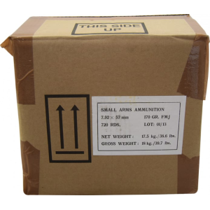 Romania 8 MM Mauser Ammunition, Romanian, New Production, 7.92x57mm, 170 gr. FMJ - 720rd Case