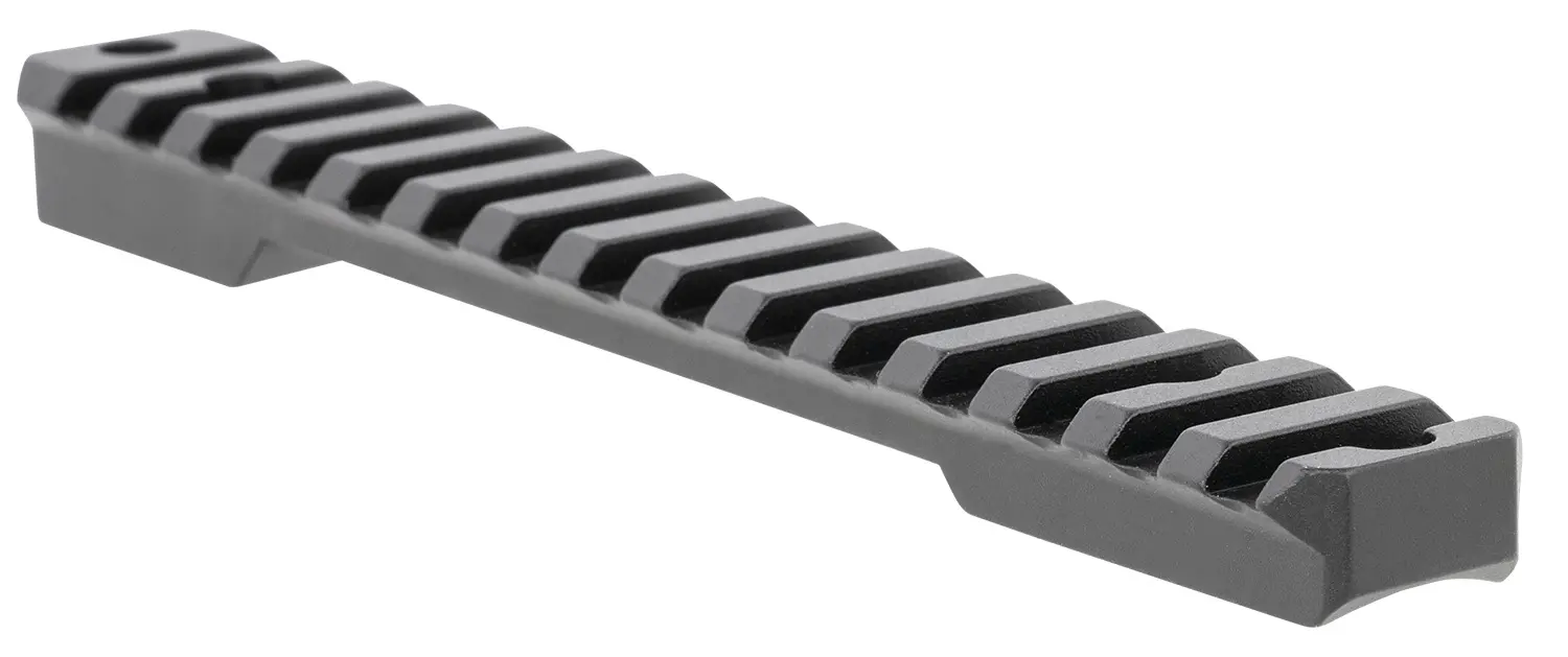 Talley PLM258779 Fierce Rivalry Picatinny Rail Black Anodized Long Action 20 MOA