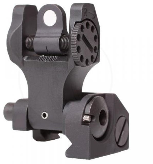 Troy Rear Folding Battle Sight T6 Aircraft Aluminum Black FBS-R0BT-00