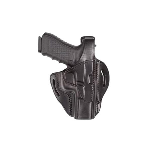 Tagua Texas 1836|Ghostrider OT Ruger LCR OWB Holster RH Leather, Black